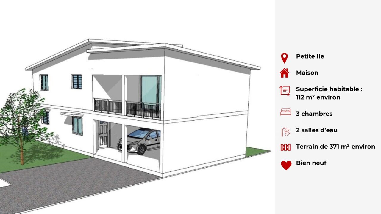 maison 4 pièces 112 m2 à vendre à Petite-Île (97429)