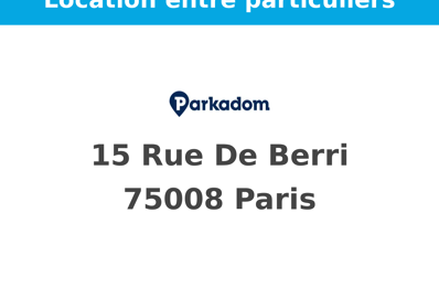 location garage 130 € CC /mois à proximité de Paris 8 (75008)