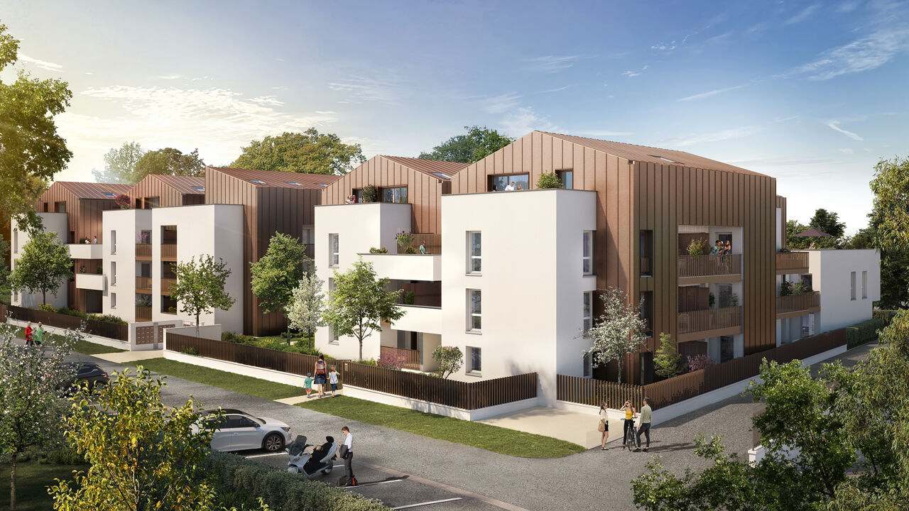 appartement neuf T2, T3 pièces 42 à 65 m2 à vendre à Toulouse (31000)