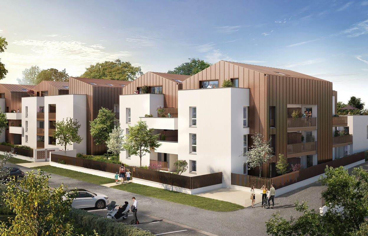 appartement neuf T2, T3 pièces 42 à 65 m2 à vendre à Toulouse (31000)