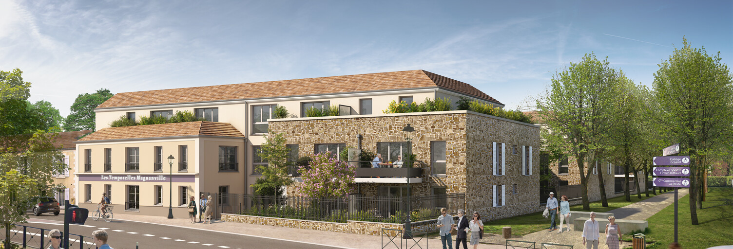 Appartement neuf T2, T3 Pièce 50 à 64 m² à vendre à Magnanville (78200)