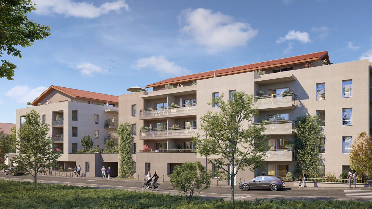 appartement neuf T2, T3 pièces 45 à 65 m2 à vendre à Bonneville (74130)