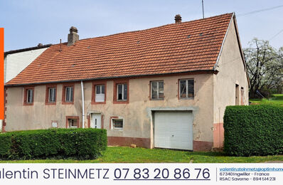 vente maison 80 000 € à proximité de Zittersheim (67290)