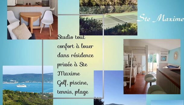 Appartement 1 pièces  à louer Sainte-Maxime 83120