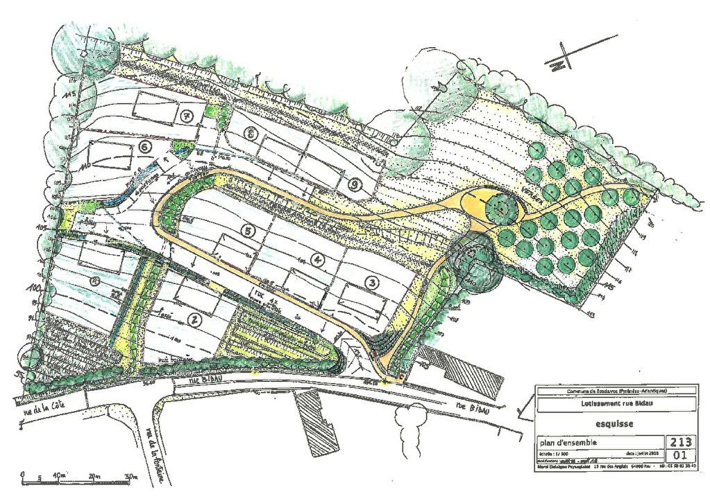 Terrain  à vendre Gan 64290