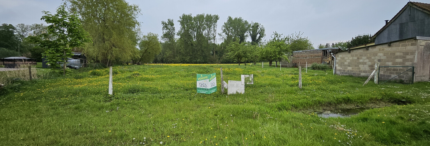 Terrain  1278 m² à vendre à Yzeux (80310)