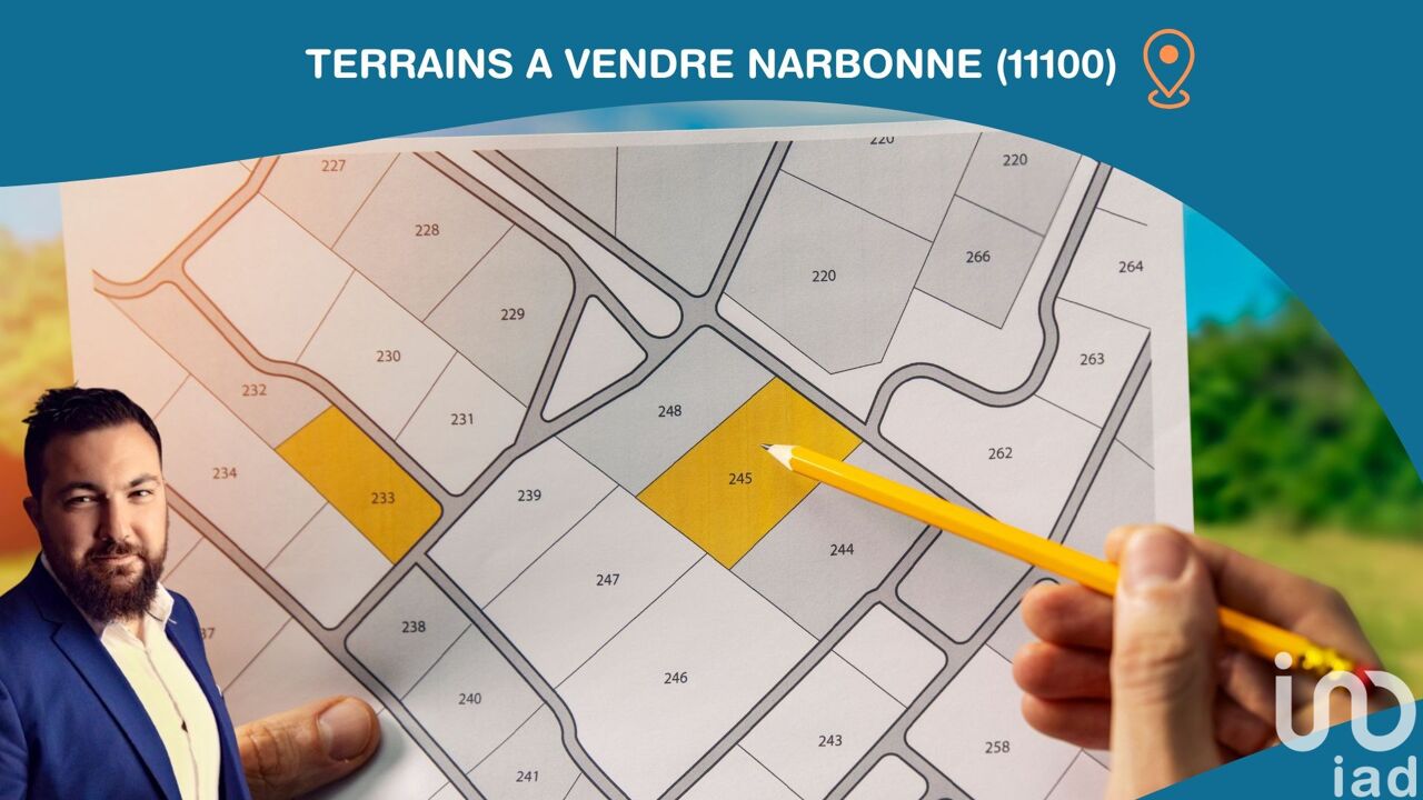 terrain  pièces 349 m2 à vendre à Narbonne (11100)