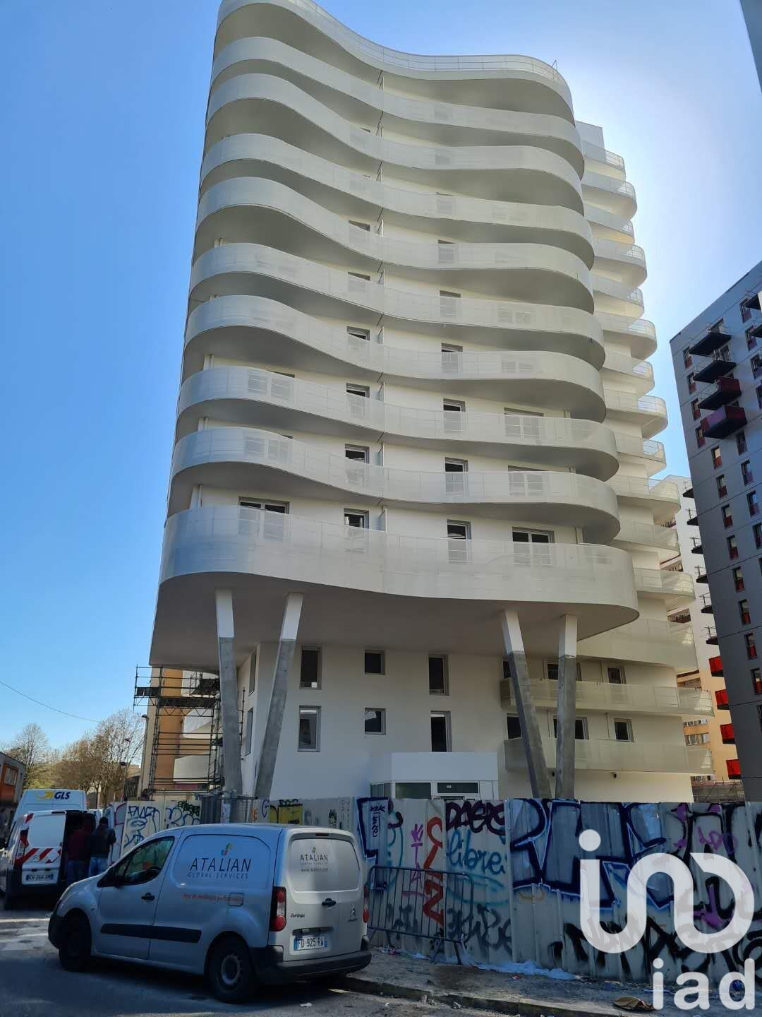 Appartement 2 pièce(s) 40 m²à vendre Paris-20e-arrondissement