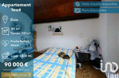 appartement 4 pièces 89 m2 à vendre à Éloie (90300)