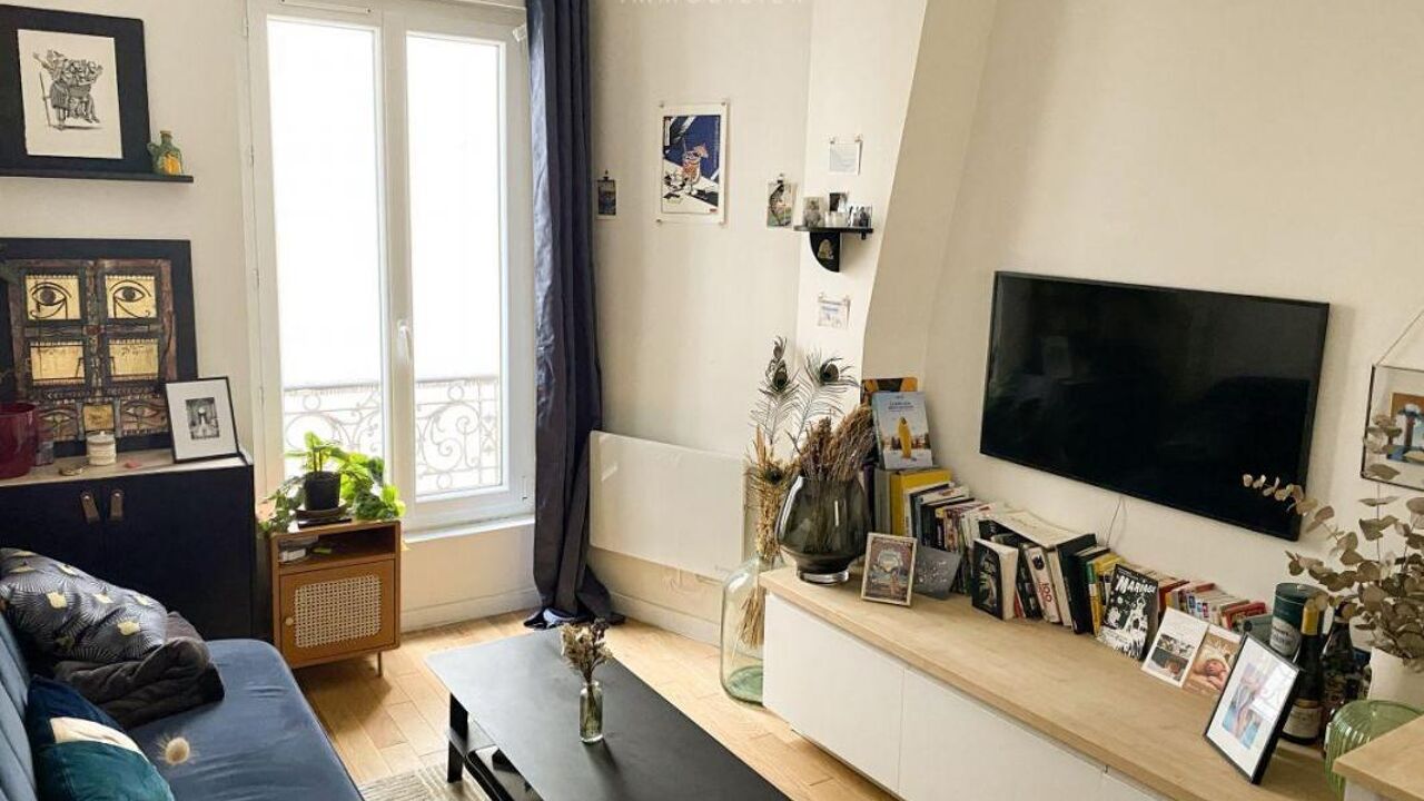 appartement 2 pièces 27 m2 à vendre à Paris 18 (75018)