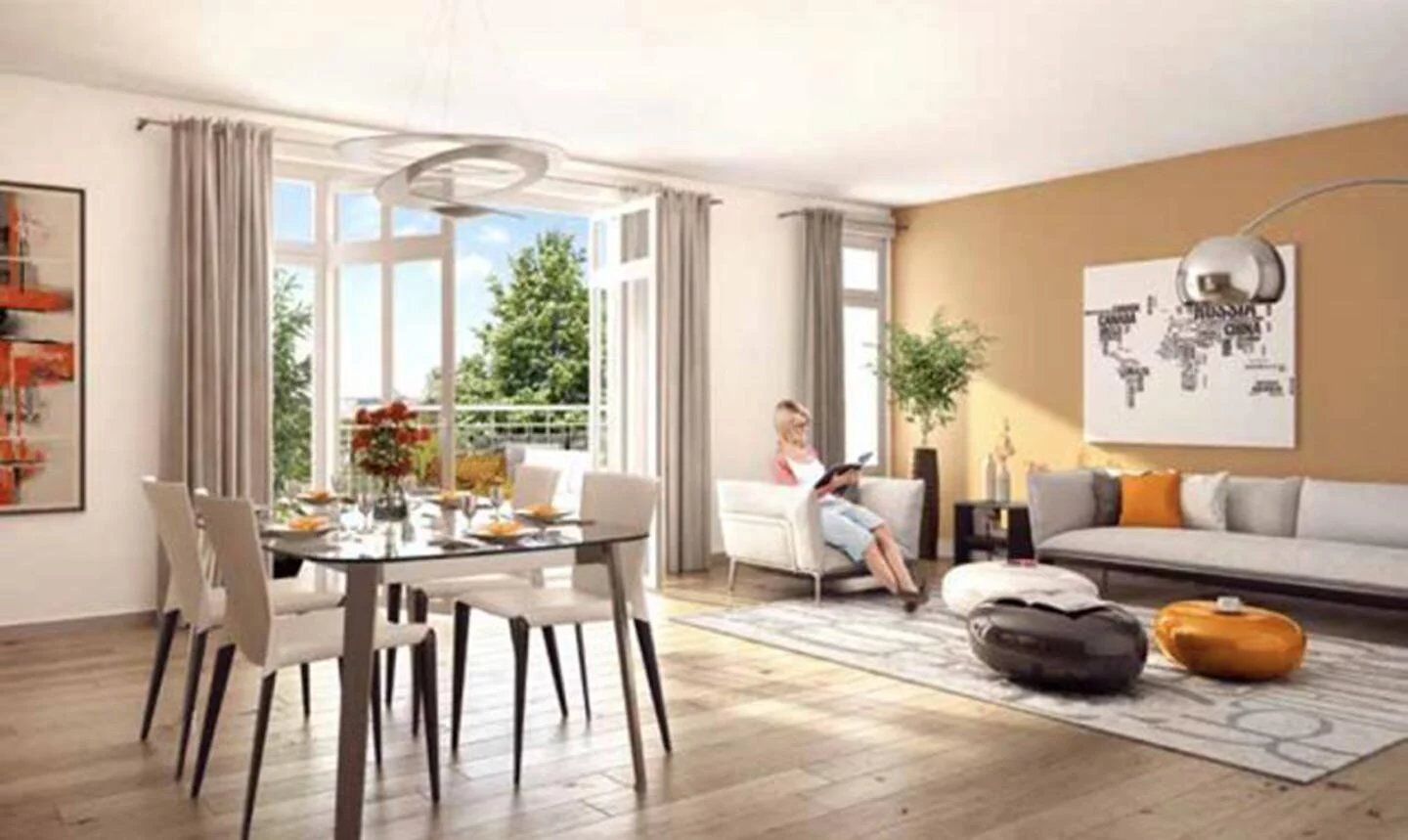Appartement a louer puteaux - 3 pièce(s) - 61 m2 - Surfyn