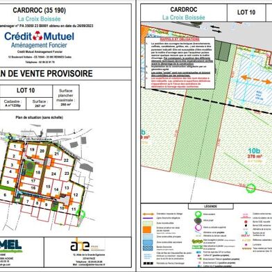 Terrain 645 m²