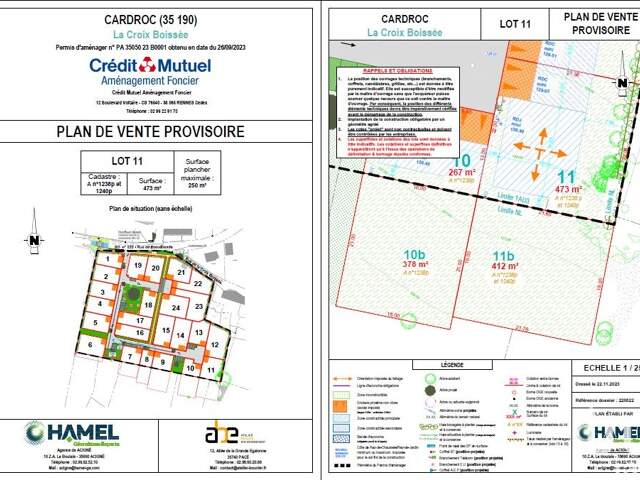 Vente Terrain 885 m&sup2; — photo du bien