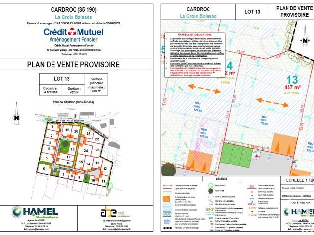Vente Terrain 437 m&sup2; — photo du bien