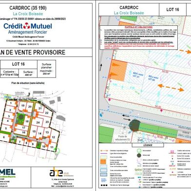 Terrain 408 m²