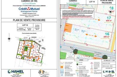Terrain  44500 €