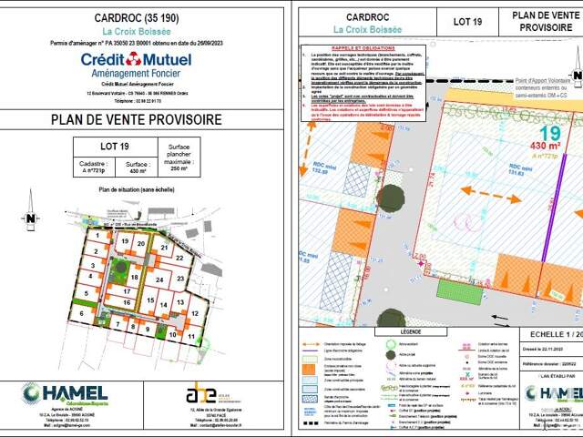 Vente Terrain 430 m&sup2; — photo du bien