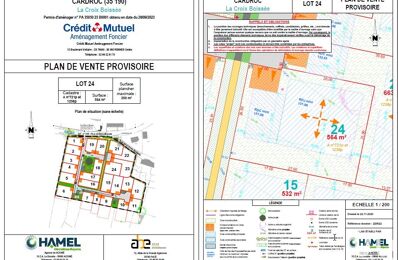 vente terrain 62 000 € à proximité de La Chapelle-Thouarault (35590)