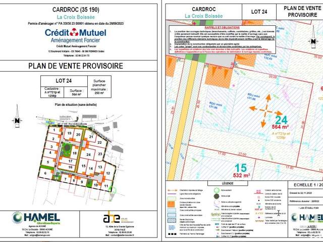 Vente Terrain 564 m&sup2; — photo du bien