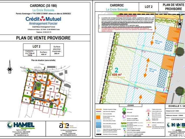 Vente Terrain 438 m&sup2; — photo du bien