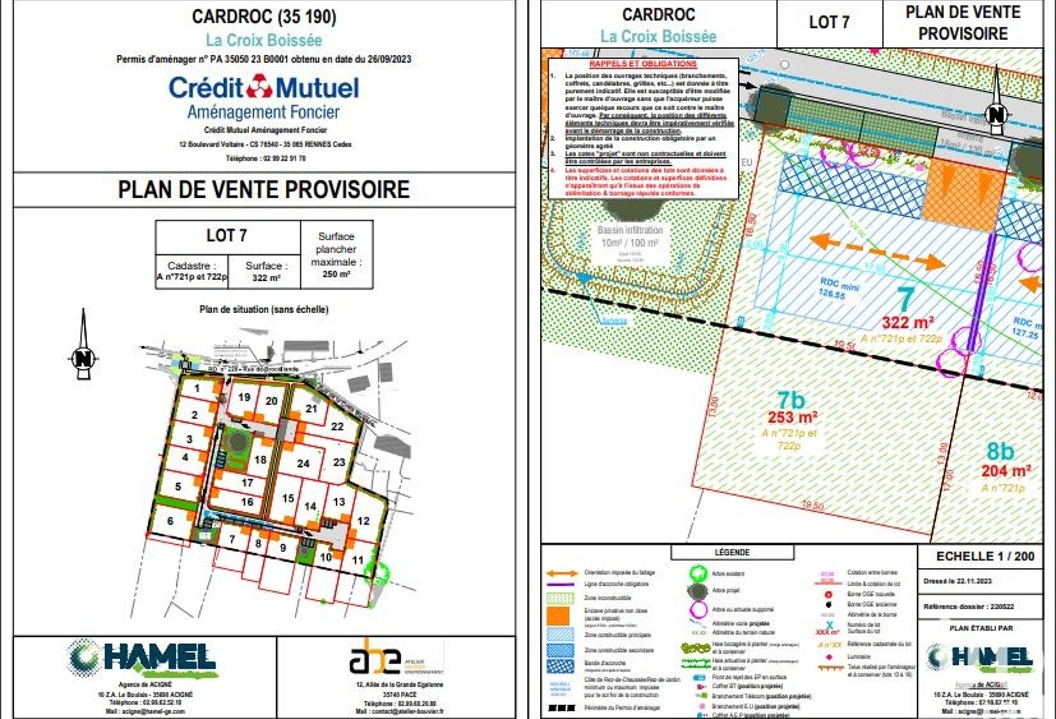 Vente Terrain 575 m&sup2; — photo 1