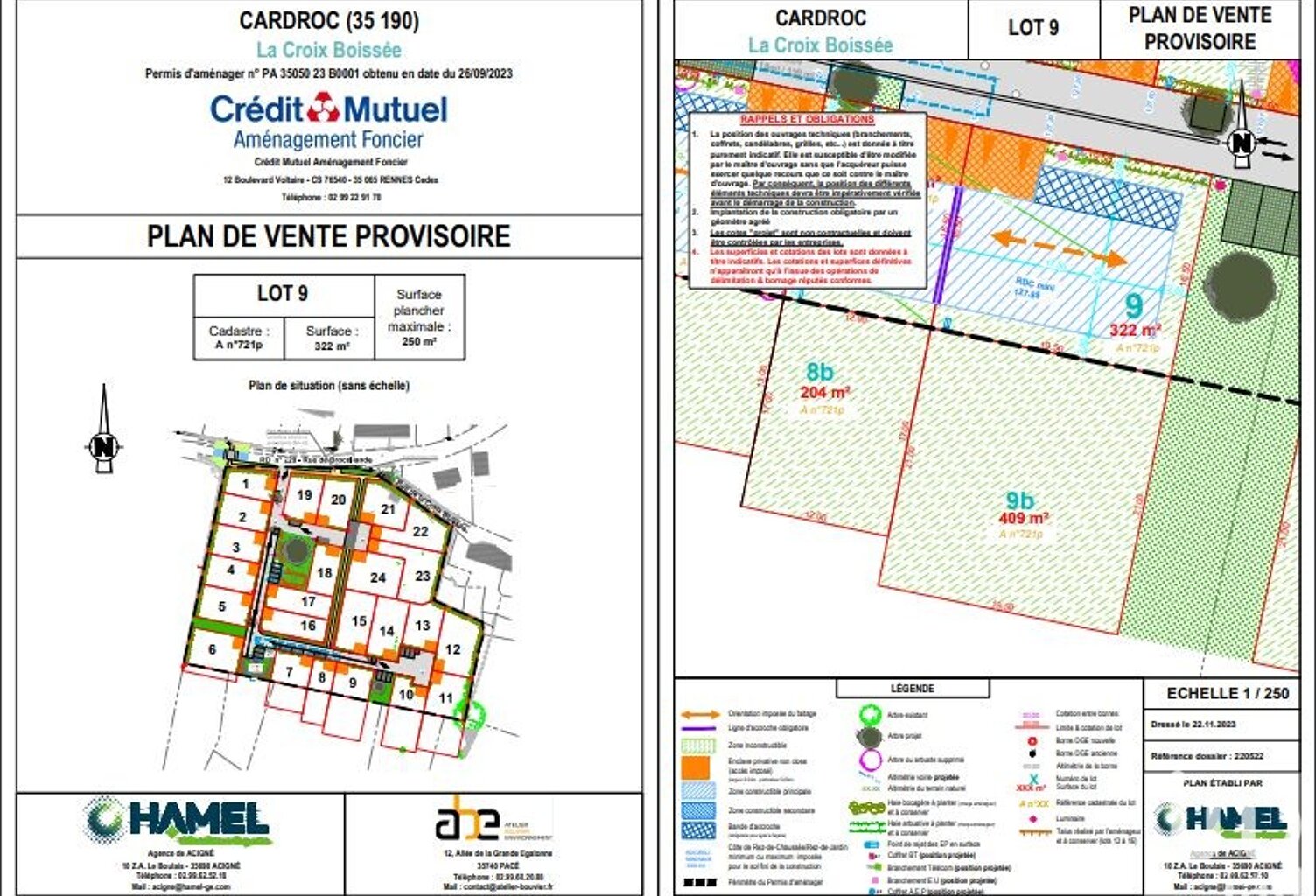 Vente Terrain 731 m&sup2; — photo 1