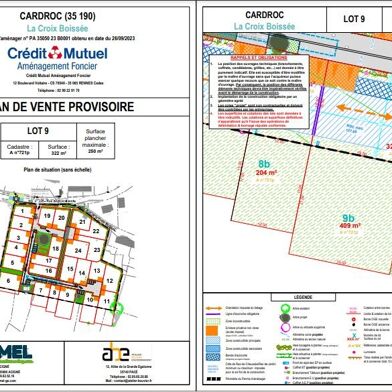 Terrain 731 m²