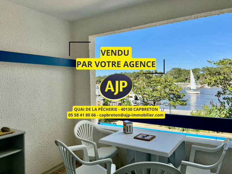CAPBRETON PORT - T3 VUE PORT AVEC BALCON, CAVE ET DEUX PARKINGS — photo 1