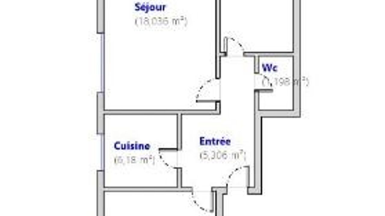 appartement 2 pièces 46 m2 à vendre à Cahors (46000)