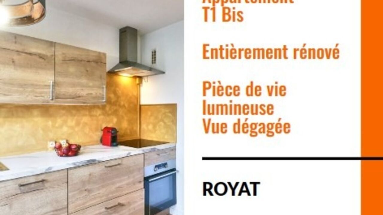appartement 2 pièces 32 m2 à vendre à Royat (63130)