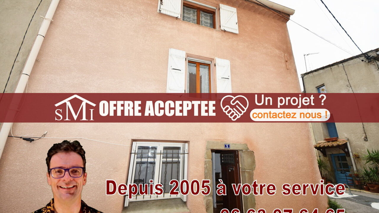 maison 3 pièces 52 m2 à vendre à Ginestas (11120)