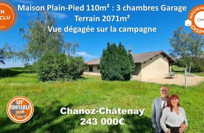 vente maison 243 000 € à proximité de Saint-Étienne-sur-Chalaronne (01140)