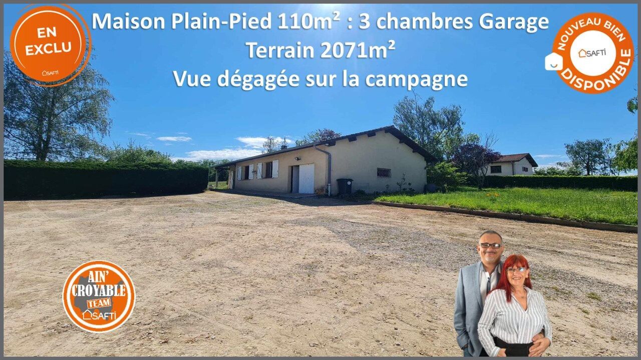 maison 4 pièces 110 m2 à vendre à Chanoz-Châtenay (01400)
