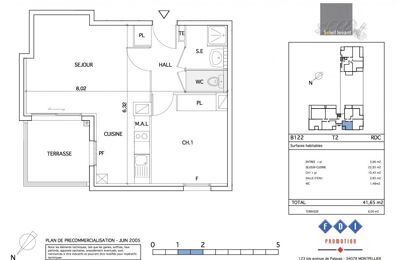 location appartement 770 € CC /mois à proximité de Juvignac (34990)