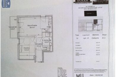 appartement 2 pièces 43 m2 à louer à Montlouis-sur-Loire (37270)
