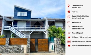 Maison 5 Pièces 105 m² à vendre à La Possession (97419)