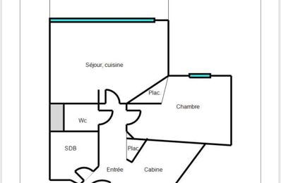 vente appartement 110 000 € à proximité de Le Cannet (06110)