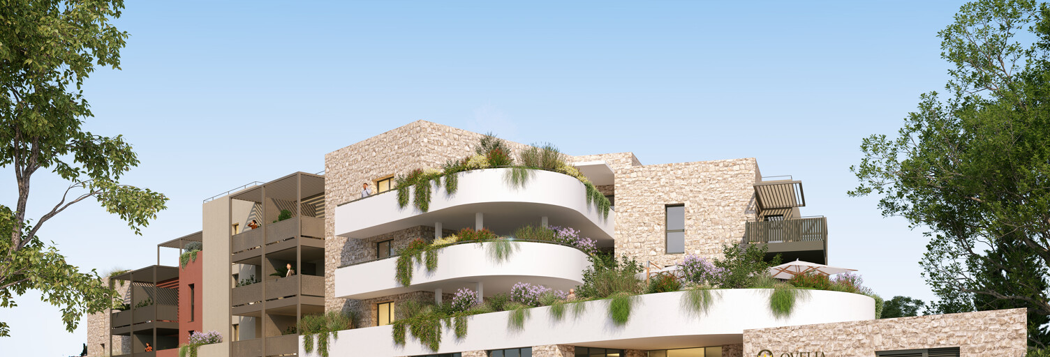 Appartement neuf T1, T2, T3 Pièce 27 à 61 m² à vendre à Mauguio (34130)