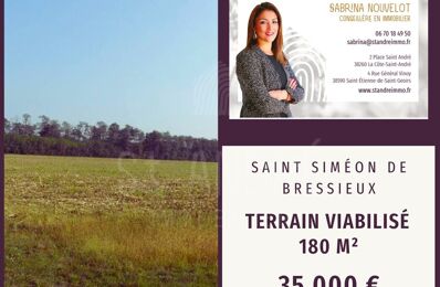 vente terrain 35 000 € à proximité de Montrigaud (26350)