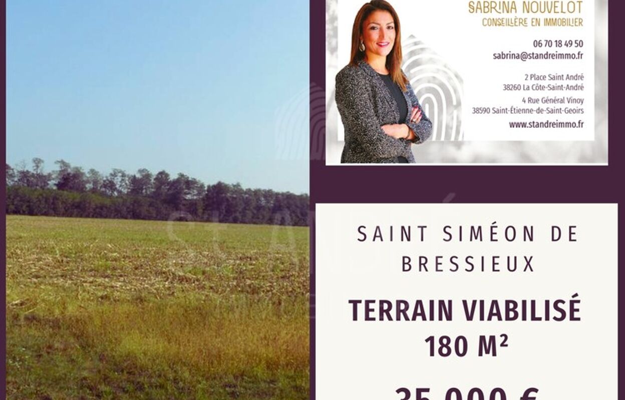 terrain  pièces 181 m2 à vendre à Saint-Siméon-de-Bressieux (38870)