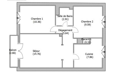 vente appartement 78 000 € à proximité de Guilherand-Granges (07500)