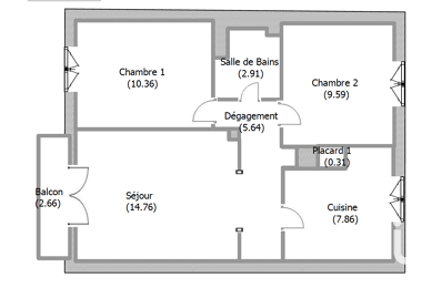 vente appartement 78 000 € à proximité de Alixan (26300)