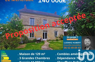 vente maison 140 000 € à proximité de Moulins-la-Marche (61380)
