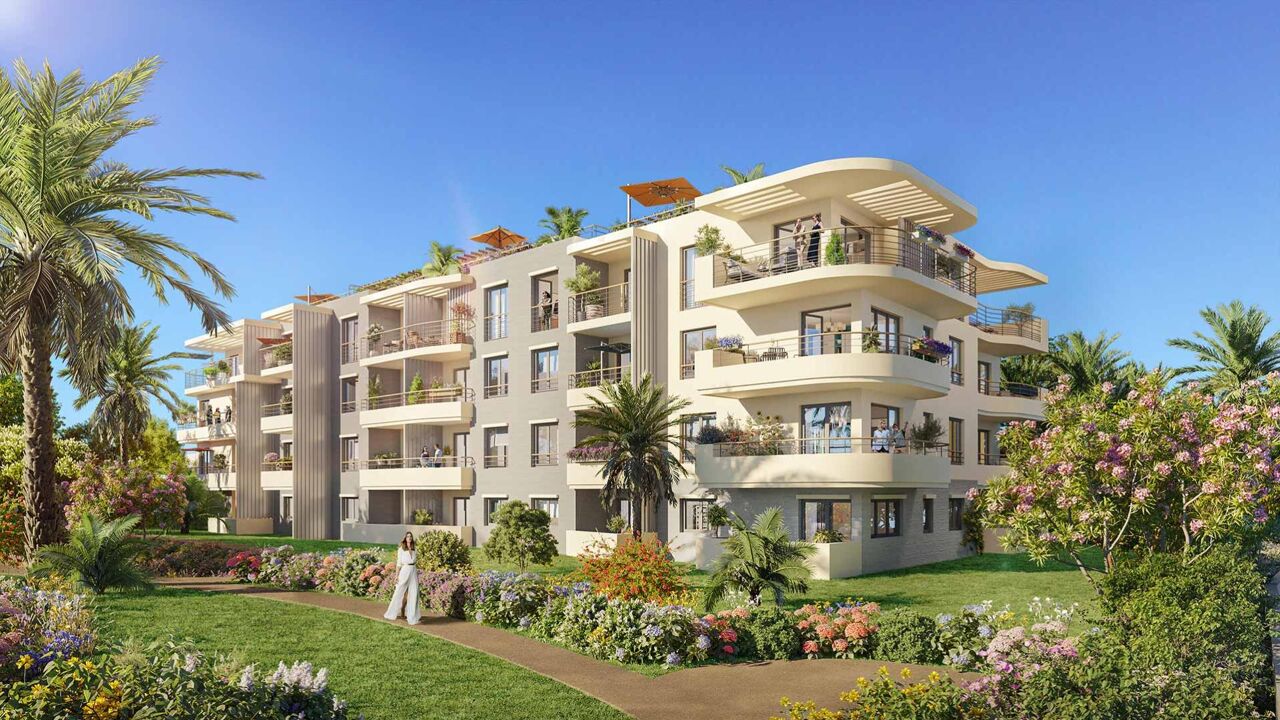 appartement neuf T1, T2, T3, T4 pièces 26 à 101 m2 à vendre à Antibes (06600)