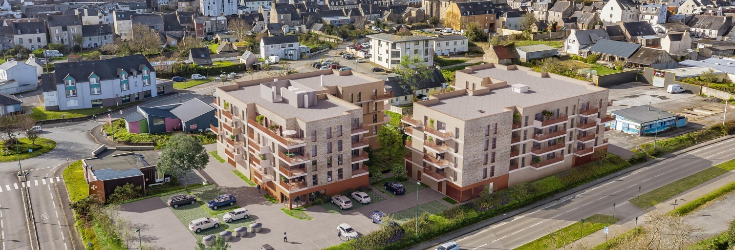 Appartement neuf T2, T3 Pièce 39 à 63 m² à vendre à Crozon (29160)