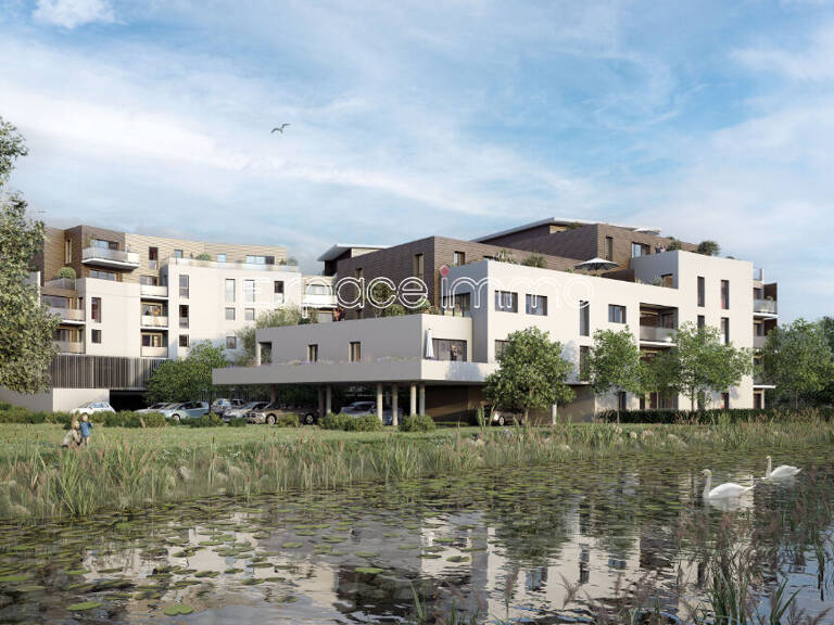 Résidence sécurisée - Appartement 2 pièces avec terrasse, place de stationnement et ascenseur - NOTRE-DAME-DE-BONDEVILLE -  entre 45.34 m2 et 49,5 m² — photo 1