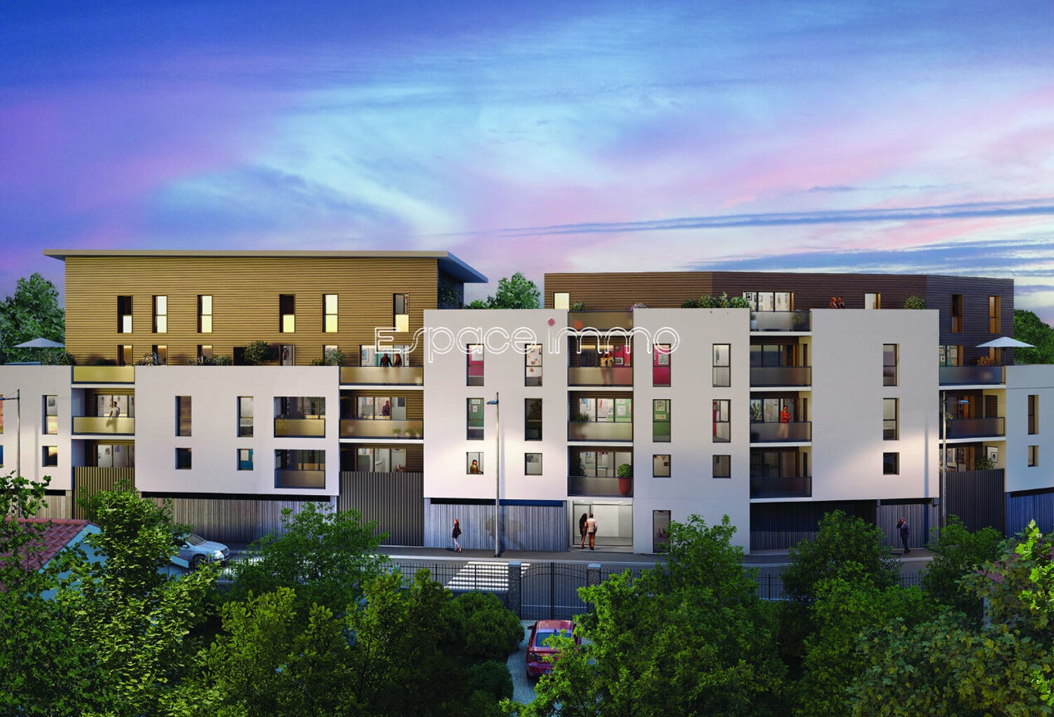 Résidence neuve sécurisée - Appartement 3 pièces avec terrasse, place de stationnement et ascenseur - NOTRE-DAME-DE-BONDEVILLE -  entre 63.18 m2 et 70.04m² — photo 1