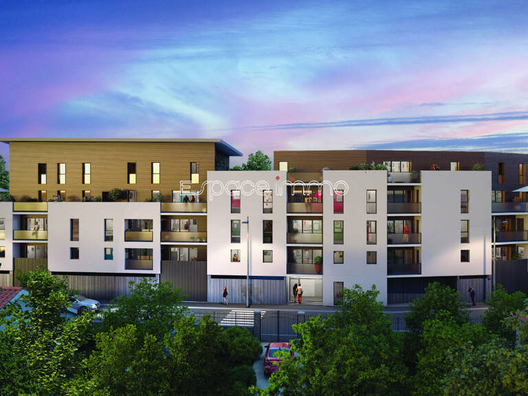 Résidence neuve sécurisée - Appartement 3 pièces avec terrasse, place de stationnement et ascenseur - NOTRE-DAME-DE-BONDEVILLE -  entre 63.18 m2 et 70.04m² — photo 1