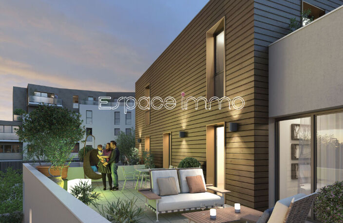 Résidence neuve sécurisée - Appartement 3 pièces avec terrasse, place de stationnement et ascenseur - NOTRE-DAME-DE-BONDEVILLE -  entre 63.18 m2 et 70.04m² — photo 3