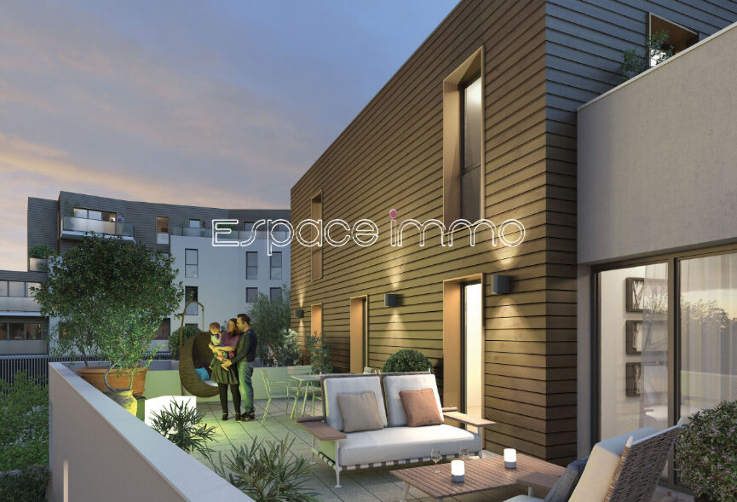Résidence neuve sécurisée - Appartement 4 pièces avec terrasse, place de stationnement et ascenseur - NOTRE-DAME-DE-BONDEVILLE - 76.17m2 — photo 1